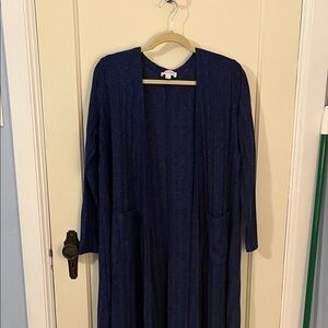 LulaRoe Sarah M navy cardigan (very gently worn)